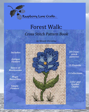 Forest Walk Cross Stitch Book (PDF Pattern)