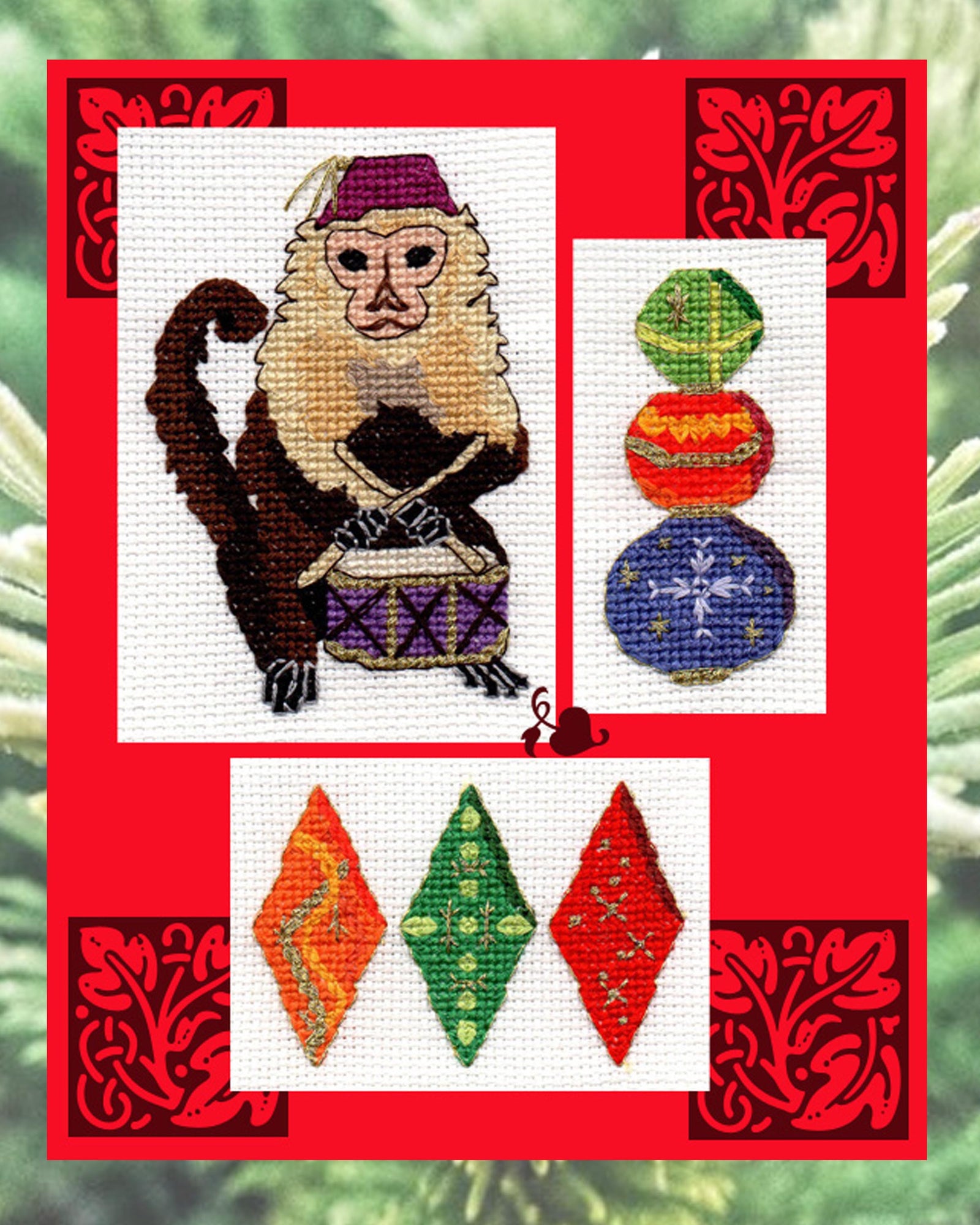 Gothic Ornaments Cross Stitch Pattern Download