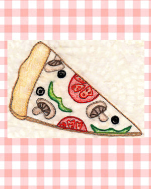 Burgers, Fries and Pizza Embroidery Pattern Download