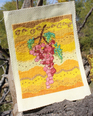 Rosanella Grapes Cross Stitch Pattern Download