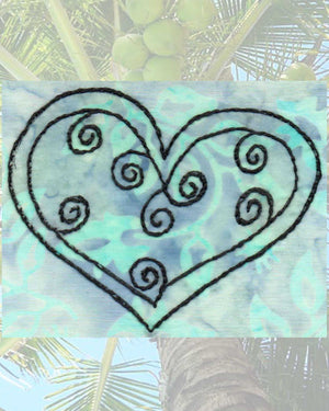 Hearts of Love Embroidery (PDF Pattern)
