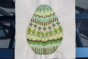 Limerick Egg Cross Stitch (PDF Pattern)