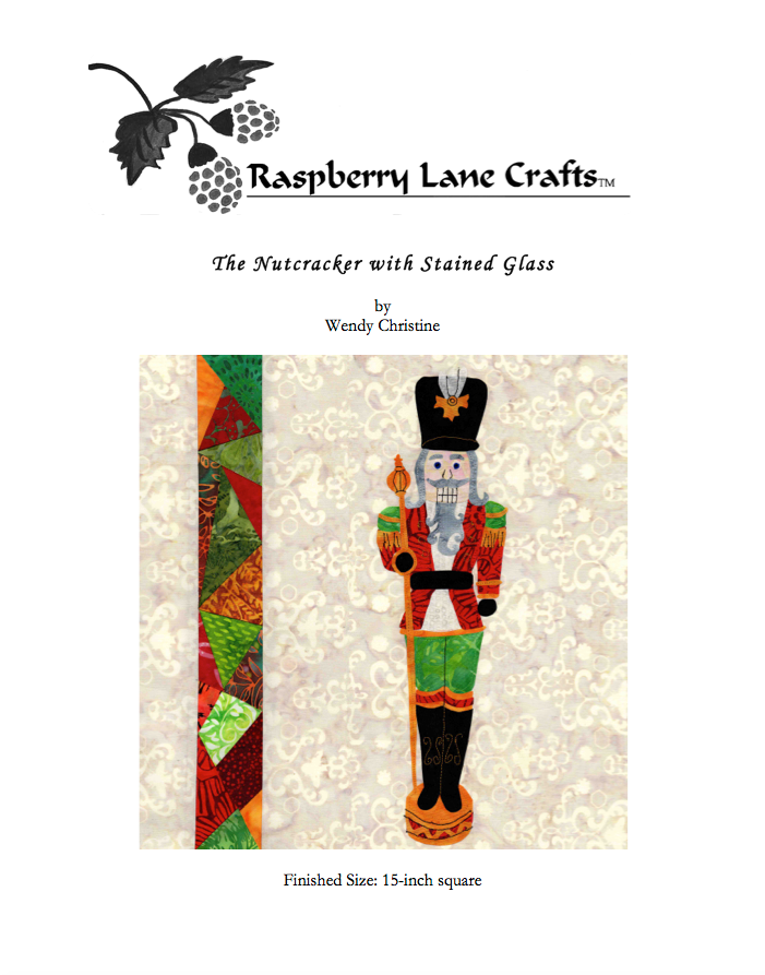 The Nutcracker with Stained Glass Quilt (PDF Pattern)