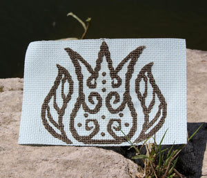 Lace in Blue Cross Stitch (PDF Pattern)