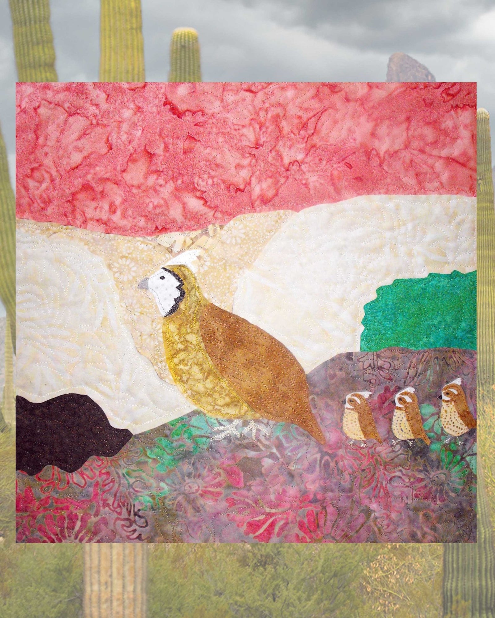 A Trail Of Quail Quilt Pattern Download - Raspberry Lane Crafts