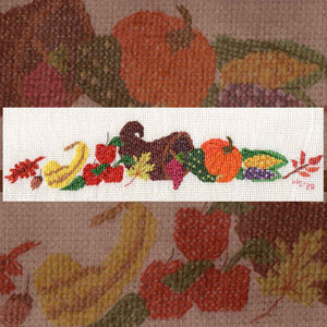 Autumn Cornucopia Cross Stitch Pattern Download - Raspberry Lane Crafts