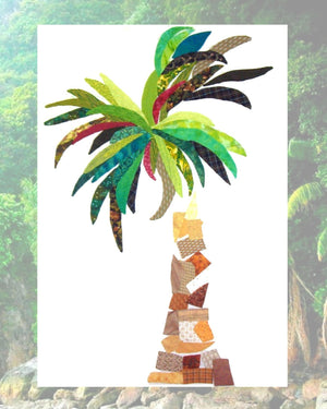 Banana Palm Applique Quilt Pattern Download - Raspberry Lane Crafts