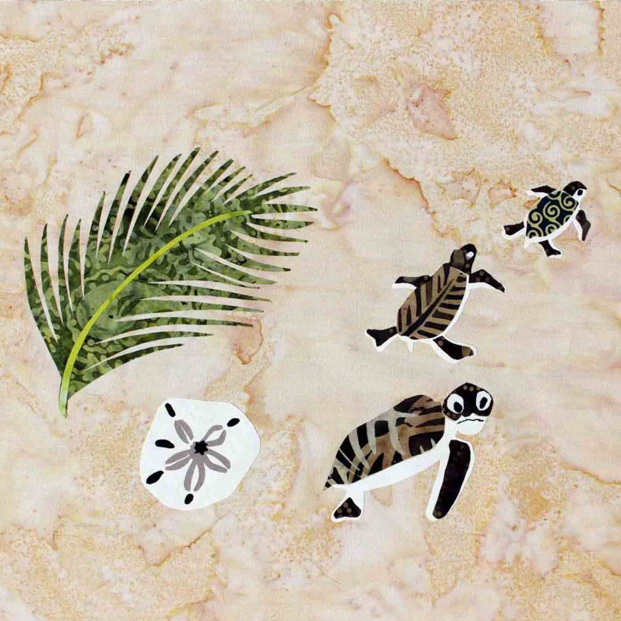 Beach Turtle Quilt Pattern Download - Raspberry Lane Crafts