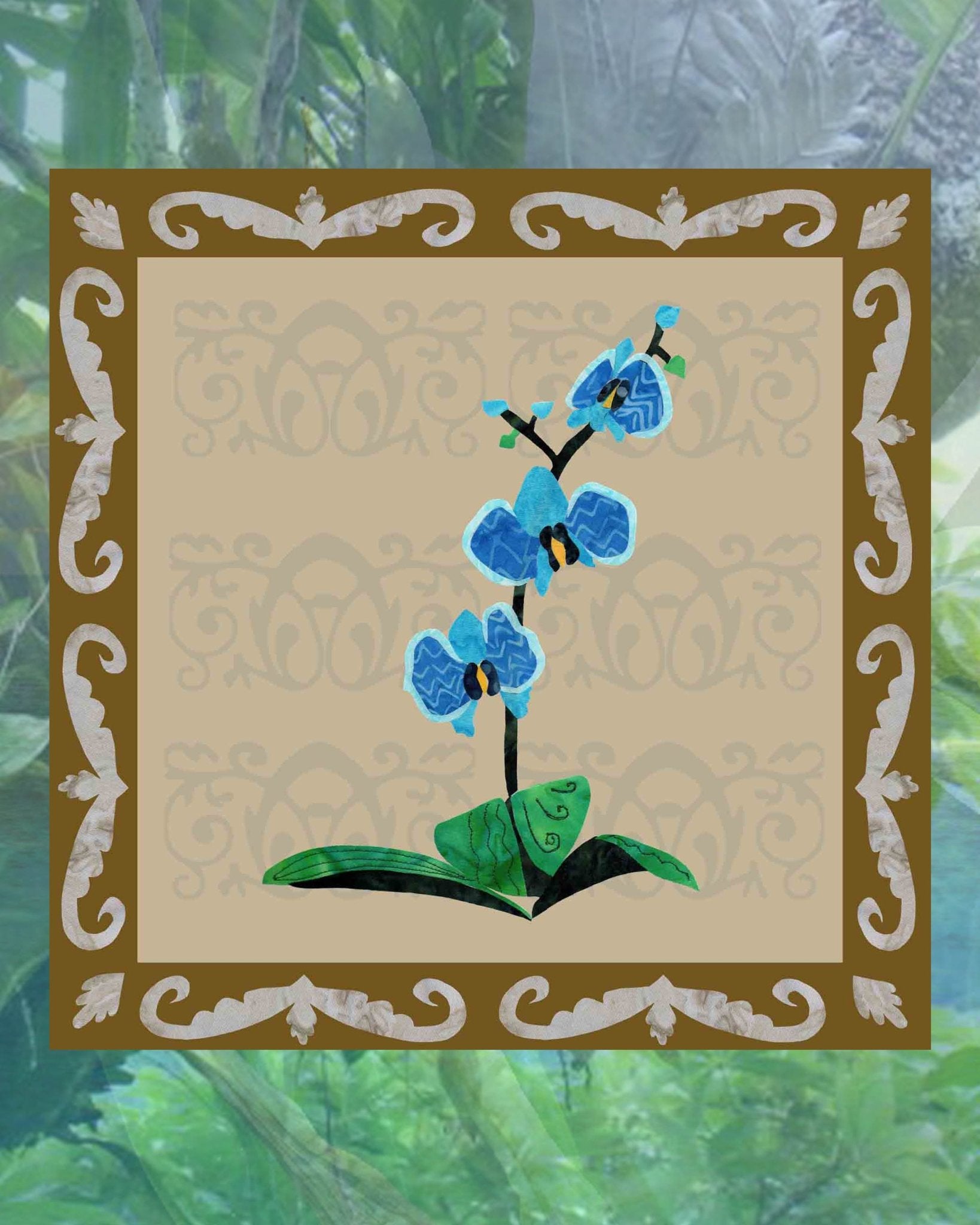 Blue Orchid Quilt Pattern Download - Raspberry Lane Crafts