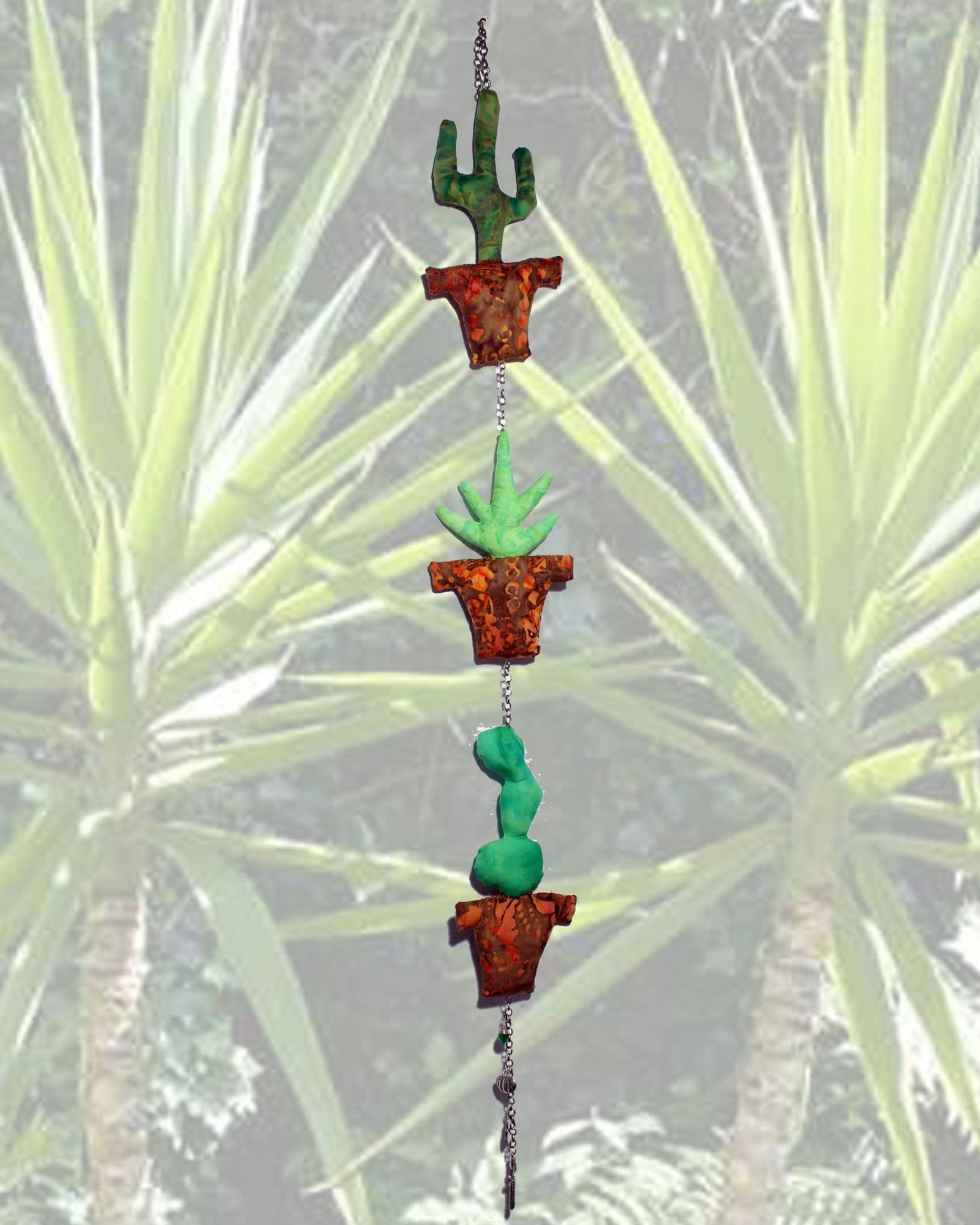 Cactus in Clay Pots Quilt Pattern Download - Raspberry Lane Crafts