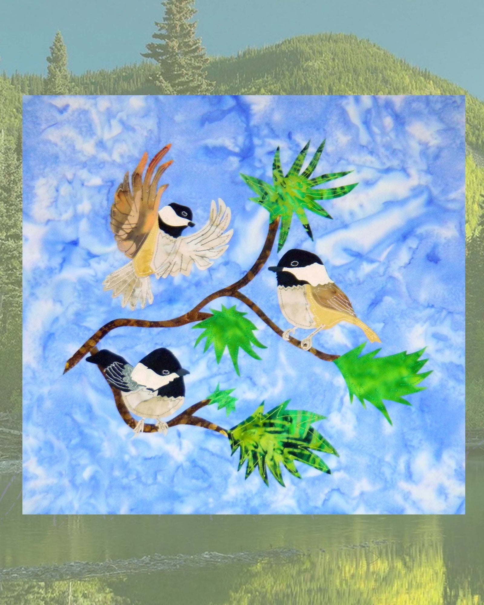 Chickadee Tree Quilt Pattern Download - Raspberry Lane Crafts