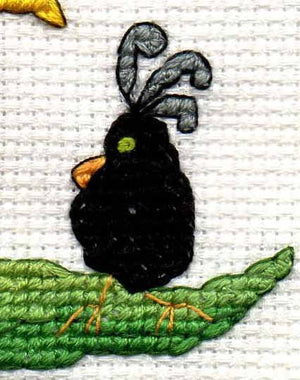 Crowflower Cross Stitch Pattern Download - Raspberry Lane Crafts