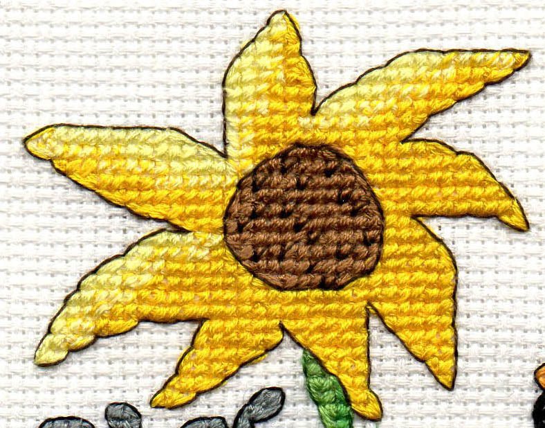 Crowflower Cross Stitch Pattern Download - Raspberry Lane Crafts