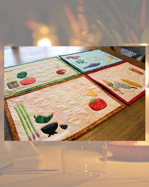 Dinner - on - us Placemats Quilt Pattern Download - Raspberry Lane Crafts