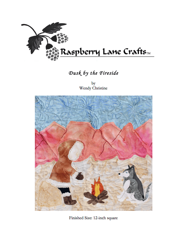 Dusk by the Fireside Quilt Pattern Download - Raspberry Lane Crafts