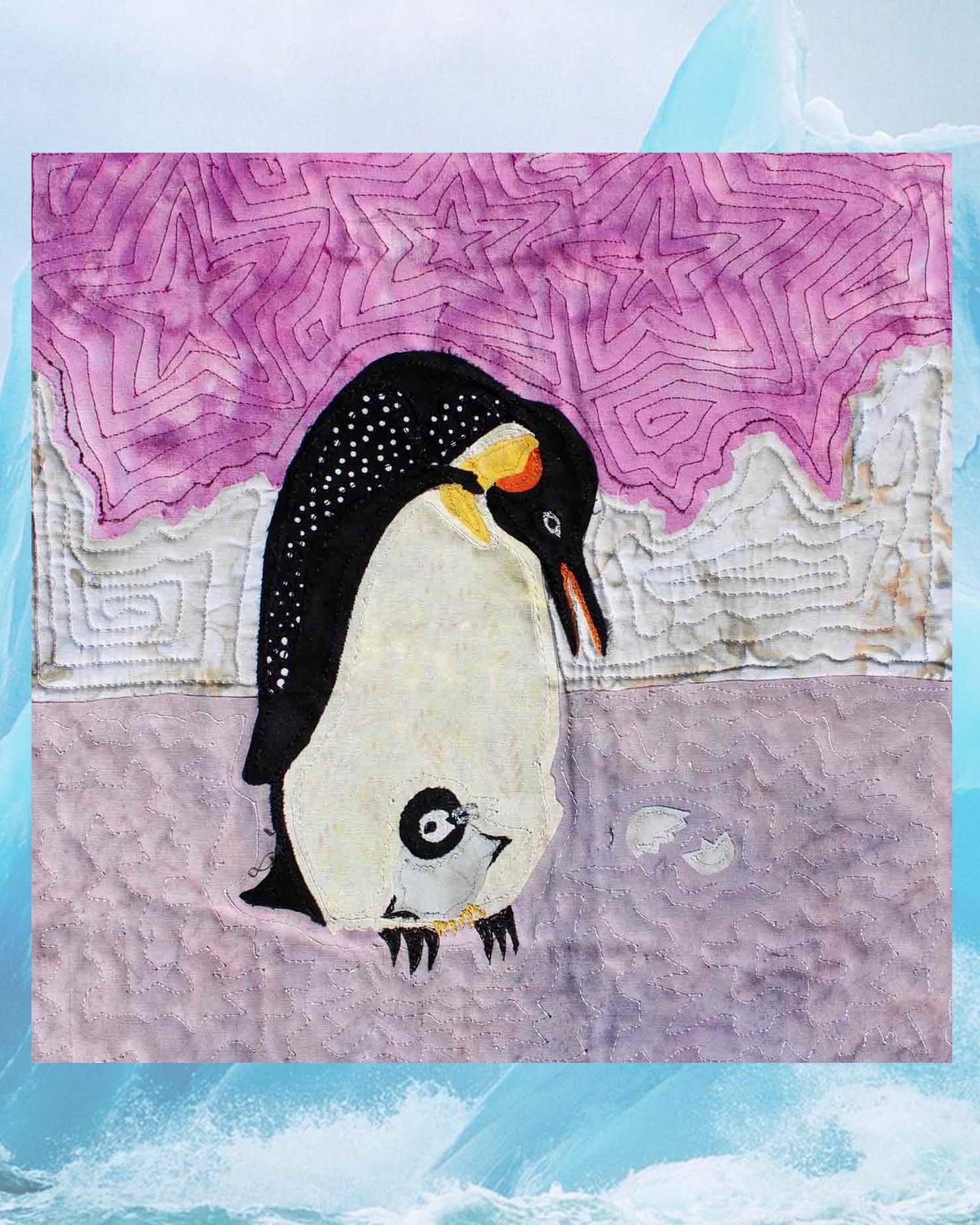 Emperor Penguins Quilt Pattern Download - Raspberry Lane Crafts