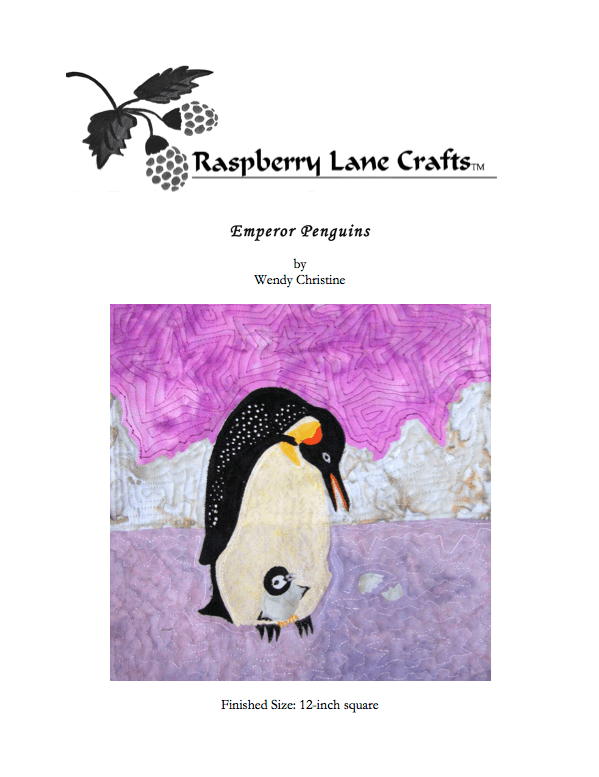 Emperor Penguins Quilt Pattern Download - Raspberry Lane Crafts