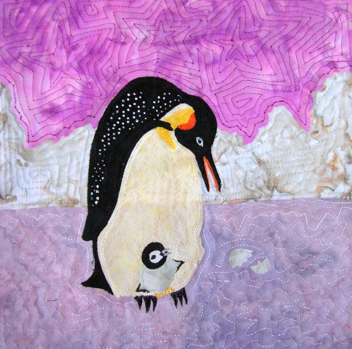 Emperor Penguins Quilt Pattern Download - Raspberry Lane Crafts