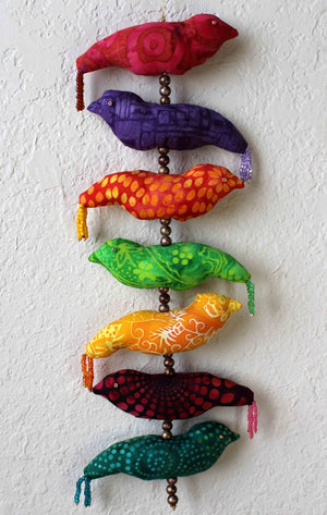 Fiesta Birds Mobile Quilt Pattern Download - Raspberry Lane Crafts