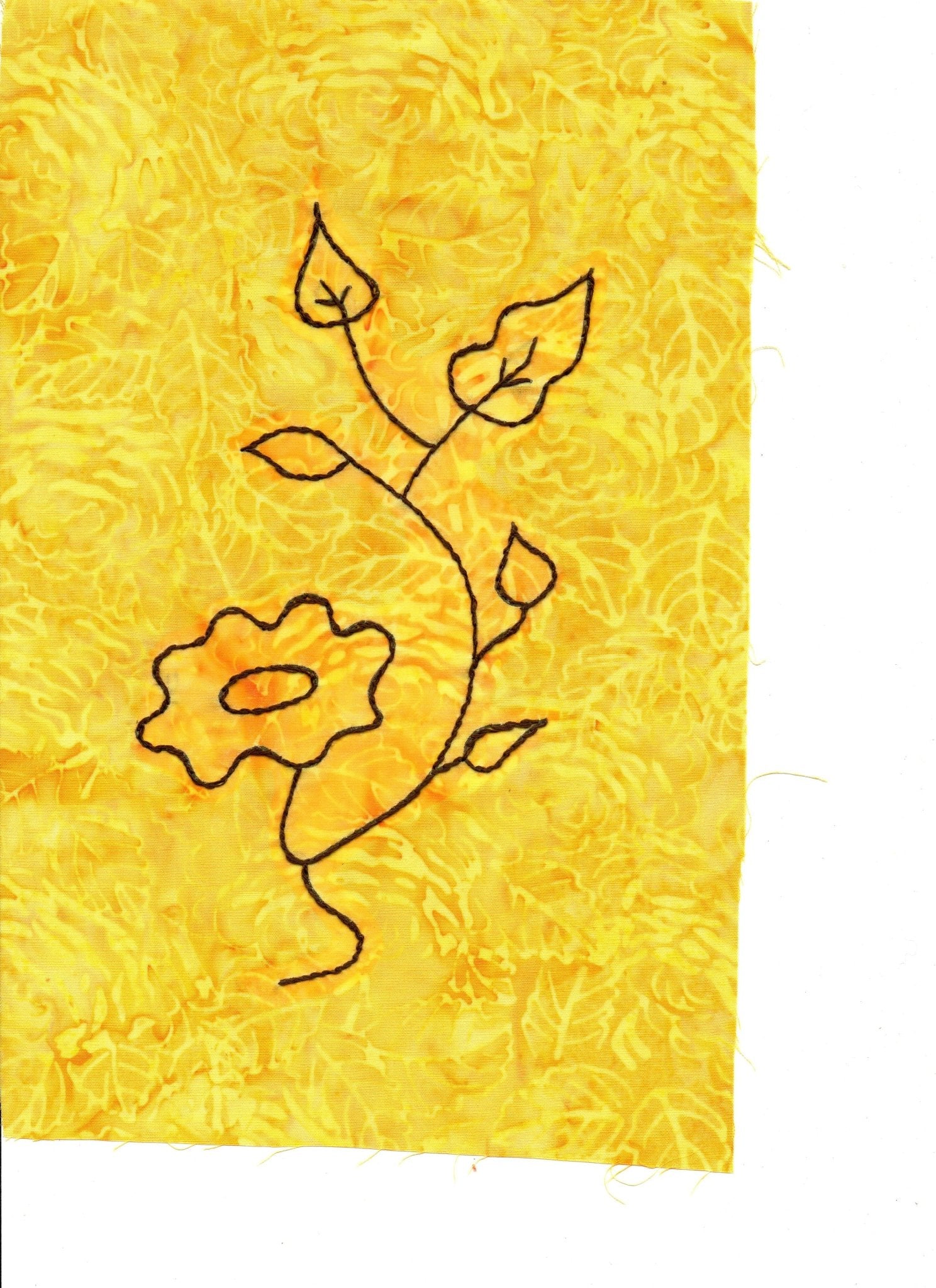 Flower Field Embroidery Pattern Download - Raspberry Lane Crafts