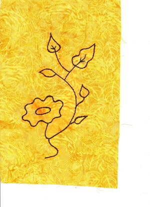 Flower Field Embroidery Pattern Download - Raspberry Lane Crafts