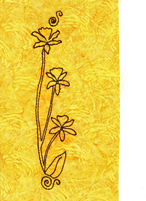 Flower Field Embroidery Pattern Download - Raspberry Lane Crafts