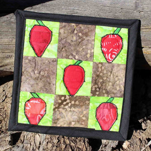 Fruit Potholder Quilt Pattern Download - Raspberry Lane Crafts