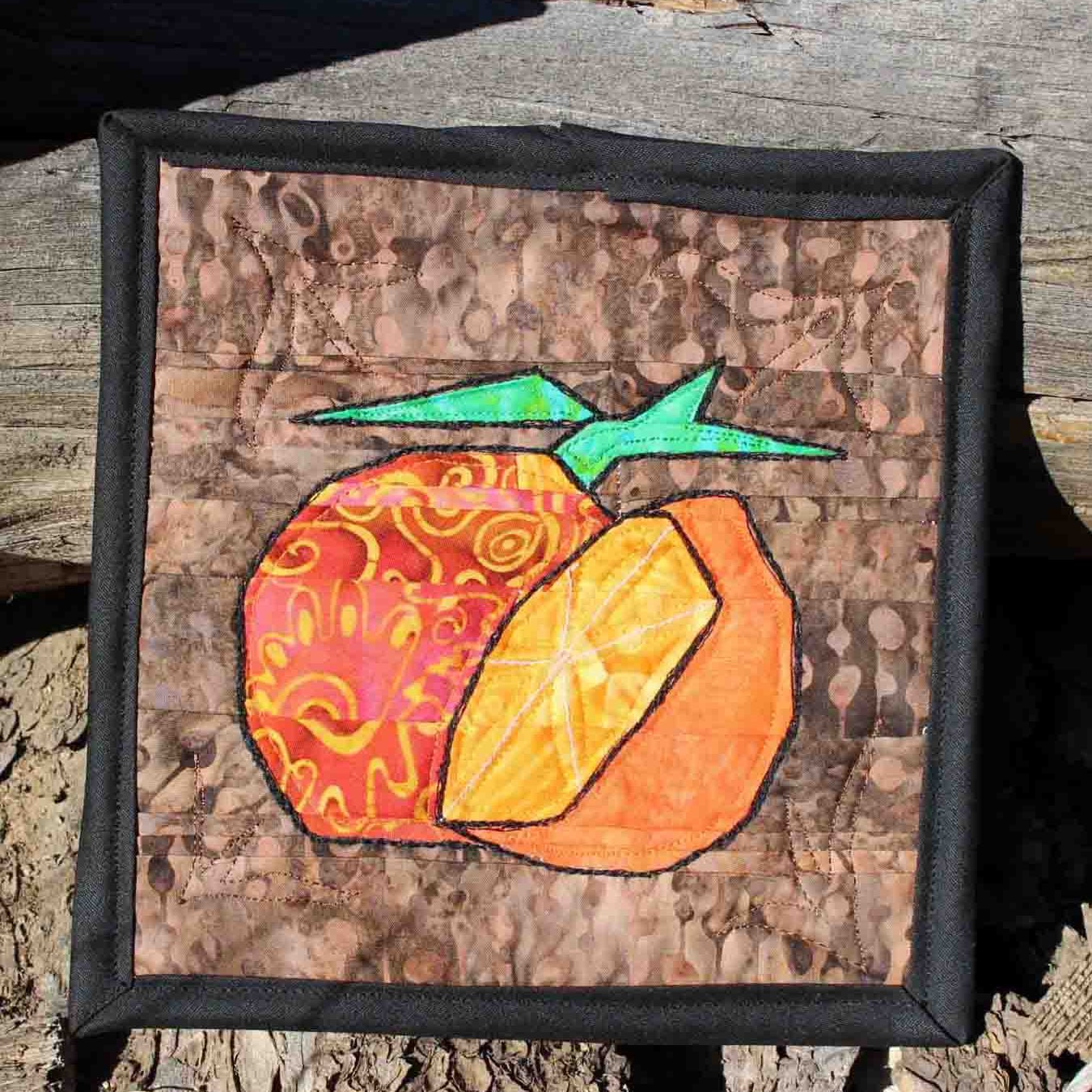 Fruit Potholder Quilt Pattern Download - Raspberry Lane Crafts
