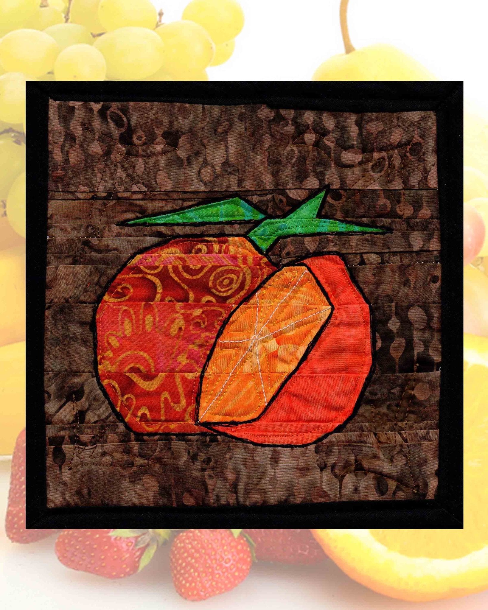Fruit Potholder Quilt Pattern Download - Raspberry Lane Crafts