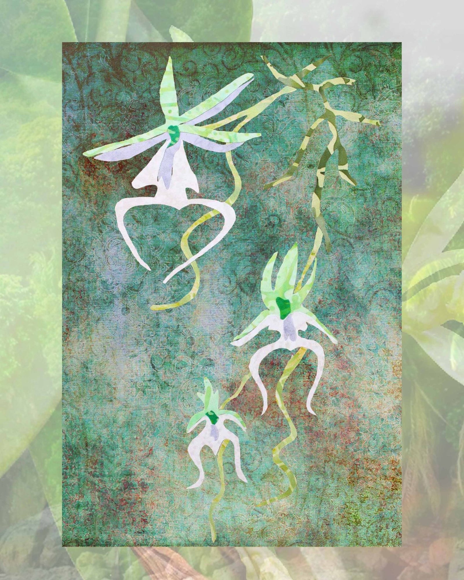 Ghost Orchid Quilt Pattern Download - Raspberry Lane Crafts