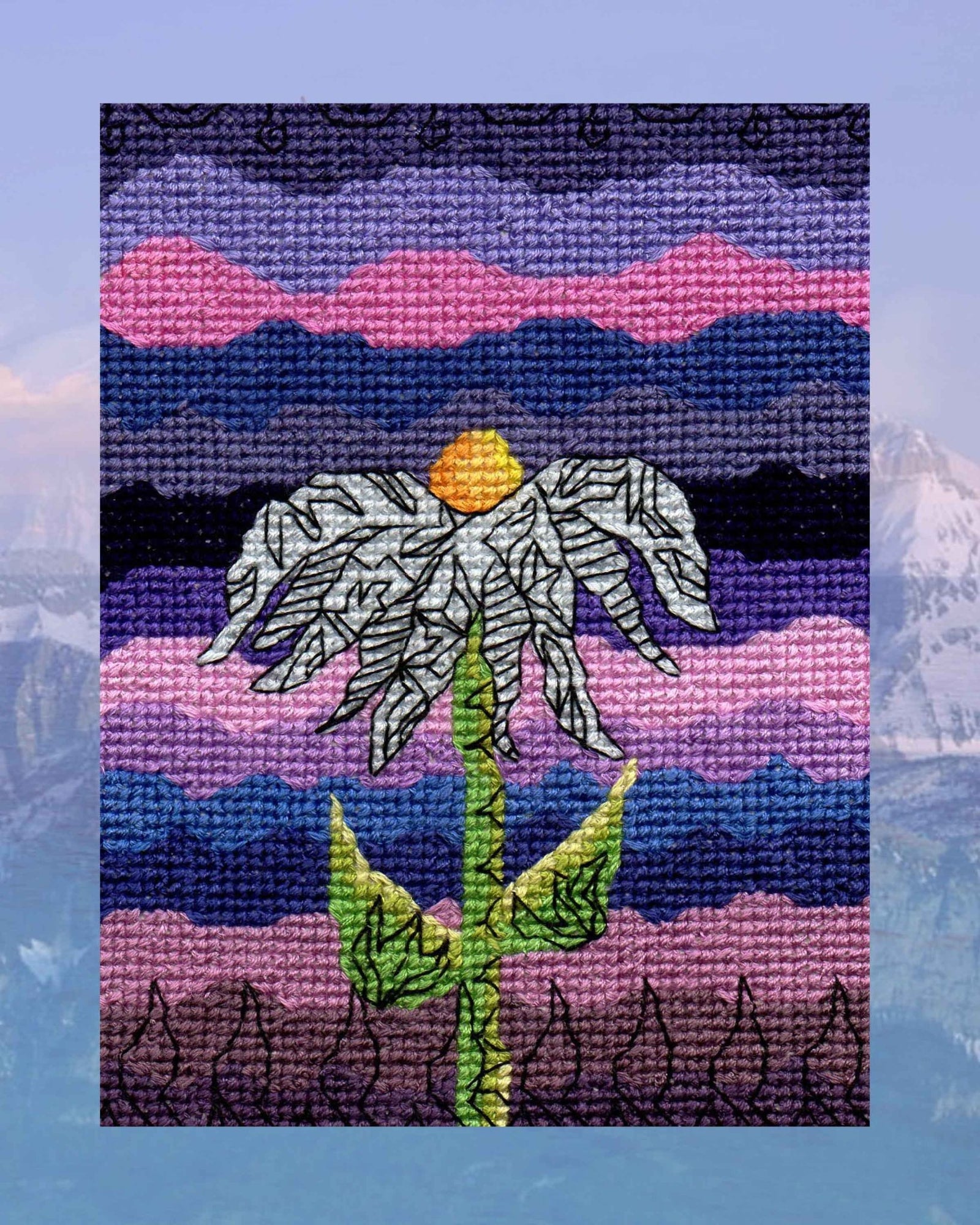 Grapesugar Cross Stitch Pattern Download - Raspberry Lane Crafts