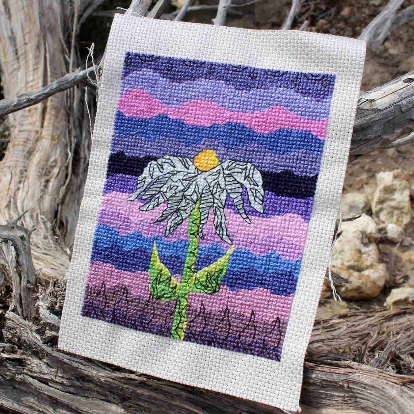 Grapesugar Cross Stitch Pattern Download - Raspberry Lane Crafts