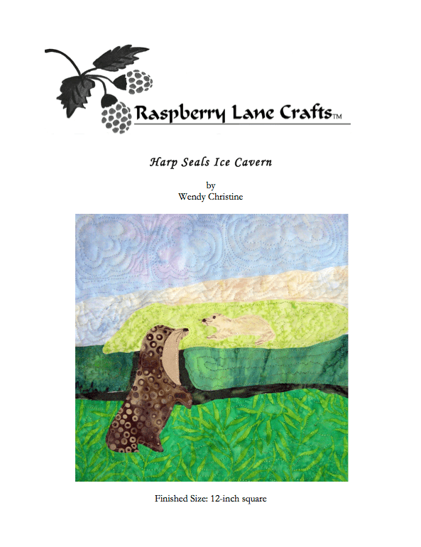 Harp Seals Ice Cavern Quilt Pattern Download - Raspberry Lane Crafts