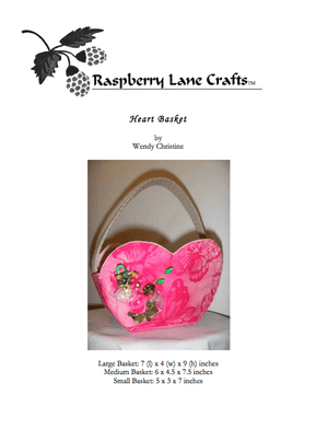 Heart Basket Pattern Download - Raspberry Lane Crafts