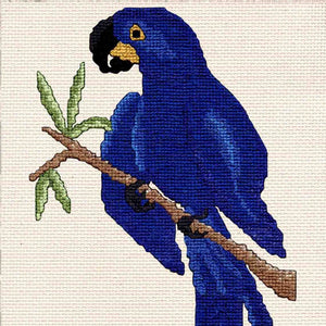 Hyacinth Macaw Cross Stitch Pattern Download - Raspberry Lane Crafts