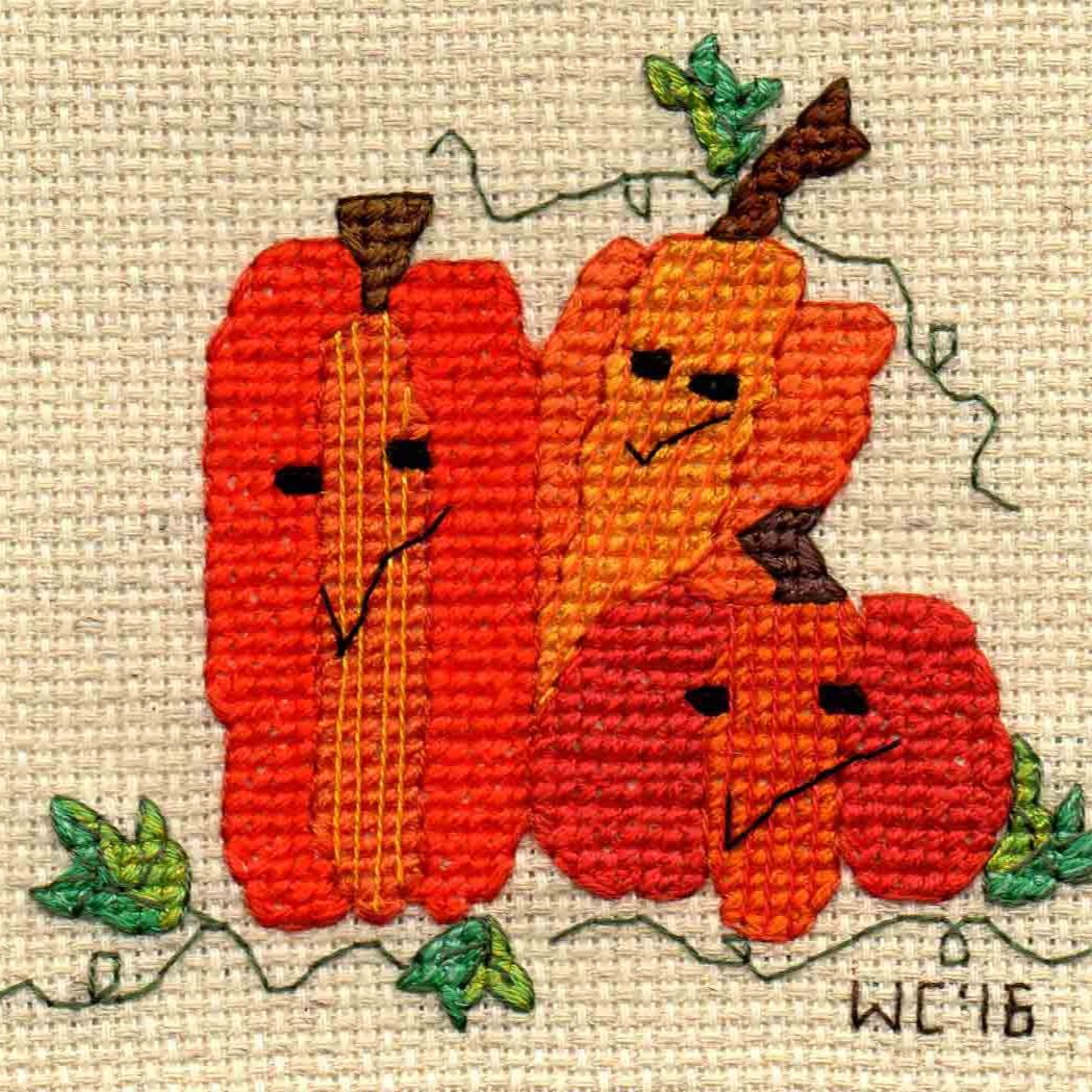 In the Pumpkin Patch Cross Stitch Pattern Download - Raspberry Lane Crafts