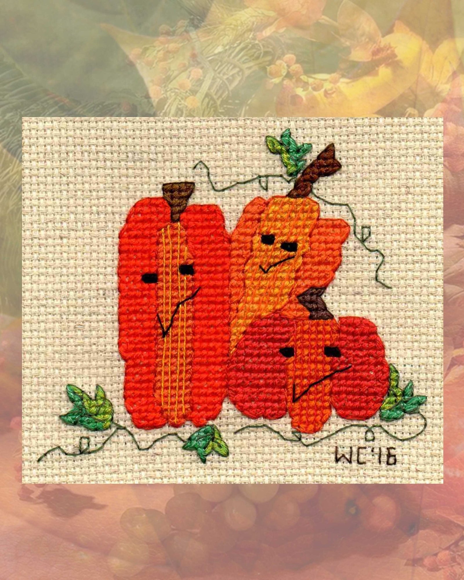 In the Pumpkin Patch Cross Stitch Pattern Download - Raspberry Lane Crafts
