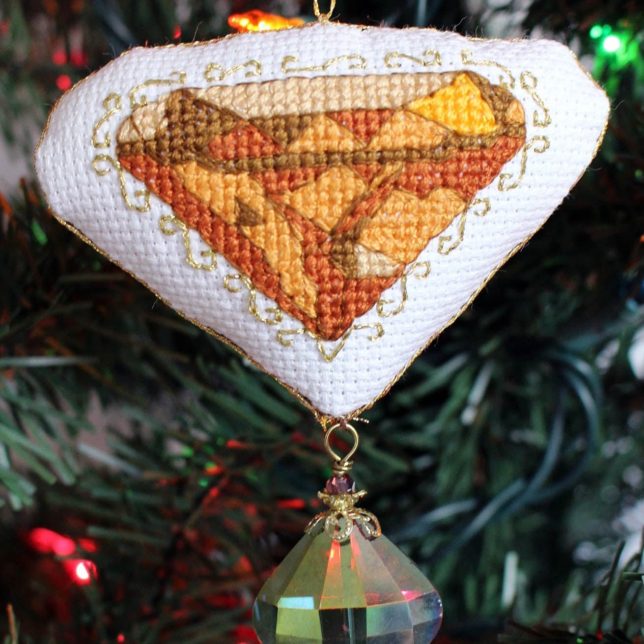 Jewel Ornaments Cross Stitch Pattern Download - Raspberry Lane Crafts