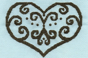 Lace in Blue Cross Stitch Pattern Download - Raspberry Lane Crafts