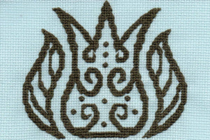 Lace in Blue Cross Stitch Pattern Download - Raspberry Lane Crafts