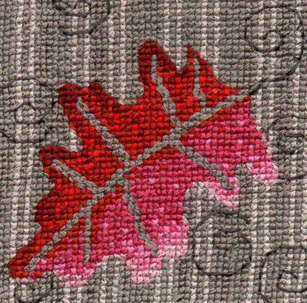 Leaves in the Wind Cross Stitch Pattern Download - Raspberry Lane Crafts