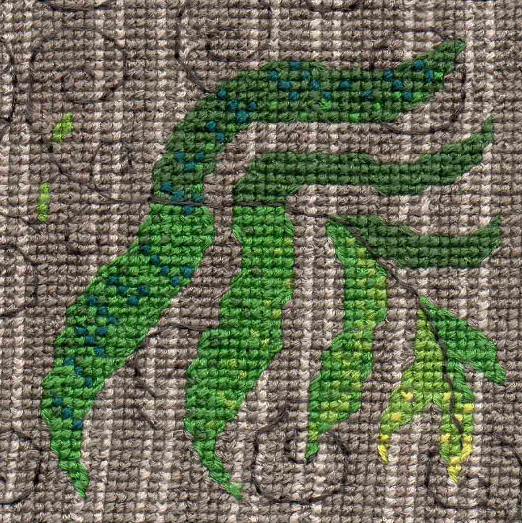 Leaves in the Wind Cross Stitch Pattern Download - Raspberry Lane Crafts