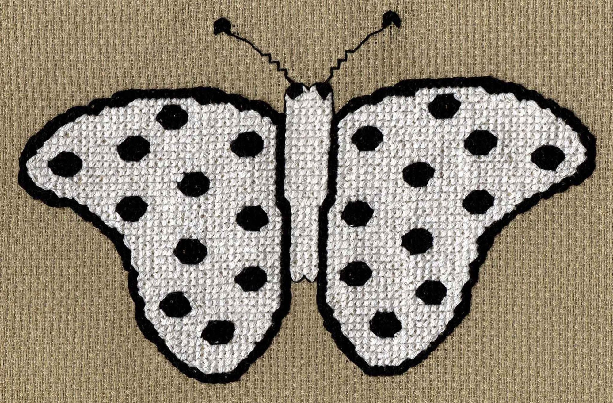 Mardi Gras Butterfly Cross Stitch Pattern Download - Raspberry Lane Crafts