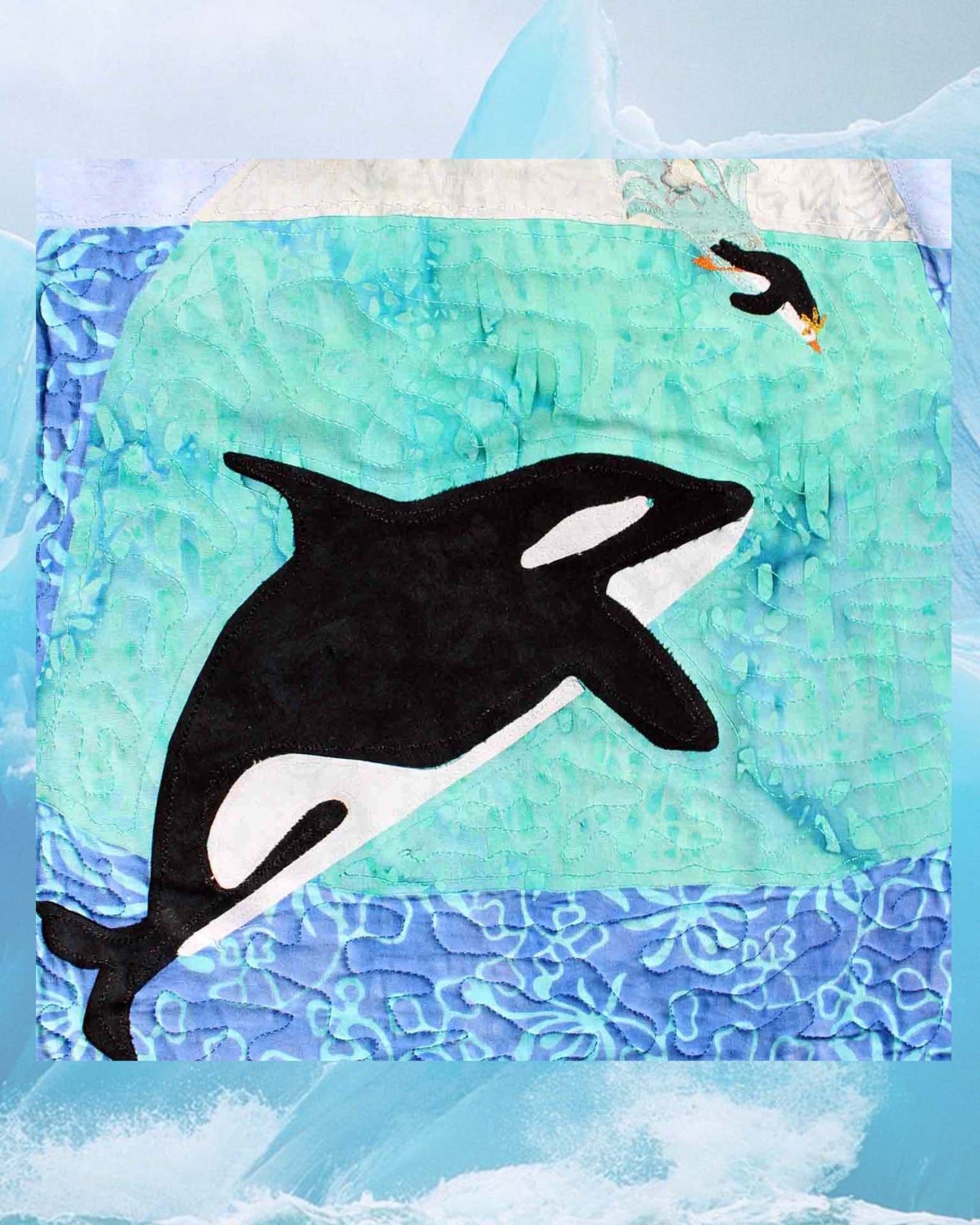 Orca and Friend Quilt Pattern Download - Raspberry Lane Crafts