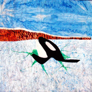 Orca through Ice Quilt Pattern Download - Raspberry Lane Crafts