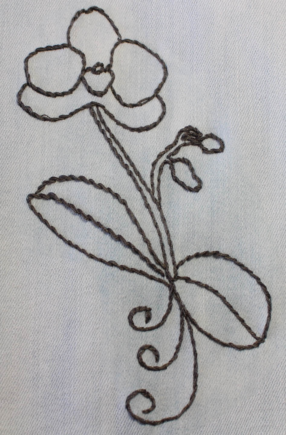 Orchid Fragrance Embroidery Pattern Download - Raspberry Lane Crafts