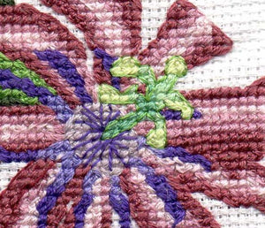 Passion Flower Cross Stitch Pattern Download - Raspberry Lane Crafts