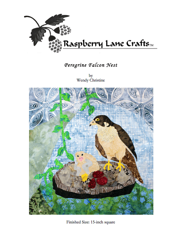 Peregrine Falcon Nest Quilt Pattern Download - Raspberry Lane Crafts