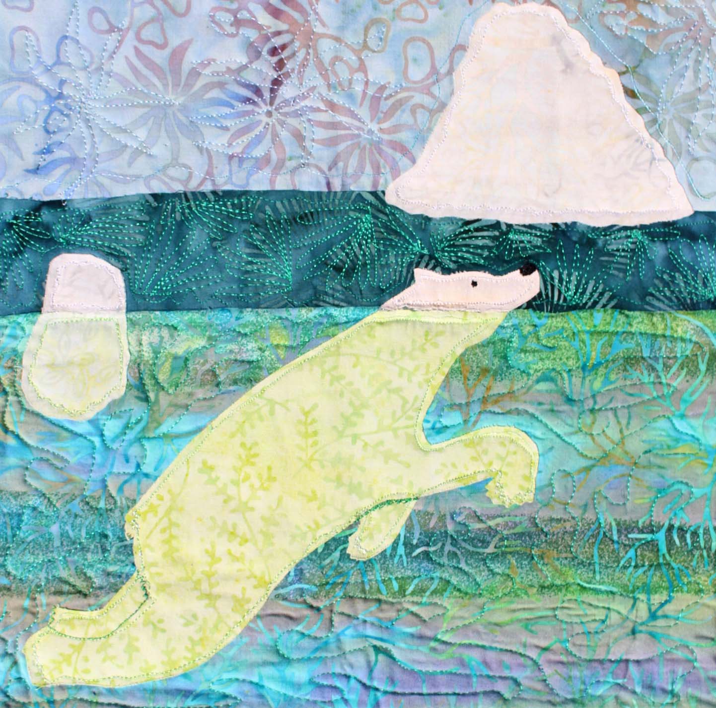 Polar Bear Swimming Quilt Pattern Download - Raspberry Lane Crafts