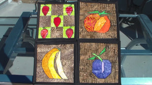 Fruit Potholder Quilt (PDF Pattern)